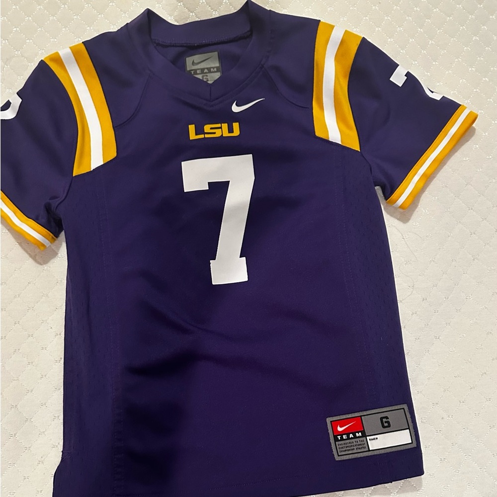 Nike LSU Purple Team Jersey size large